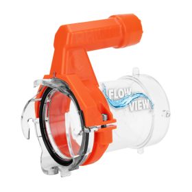 Camco Rhino RV Sewer Hose Extender PRO - 5&Prime; Sewer Hose Extension - Torque-Grip Handle w/Built-In LED Flashlight