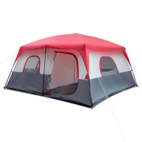 14 Person Camping Tent Red And White