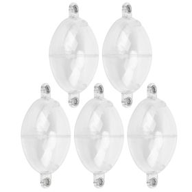 5Pcs Fishing Bubble Floats Sea Coarse Surface Controller Fishing Float Ball Fish TackleTransparent White (Option: transparent)